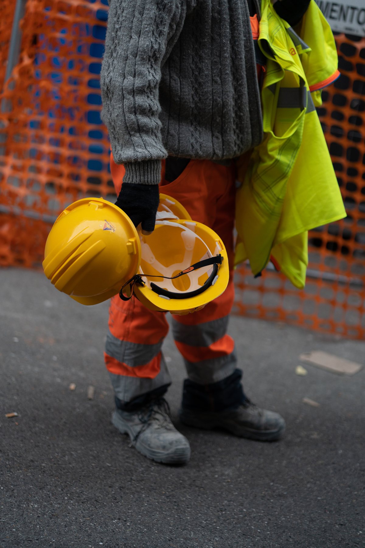 Dispositivi di protezione individuale a bordo cantiere